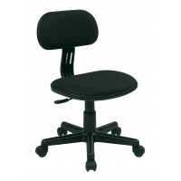 OSP Home Furnishings 499-3 Student Task Chair in Black Fabric